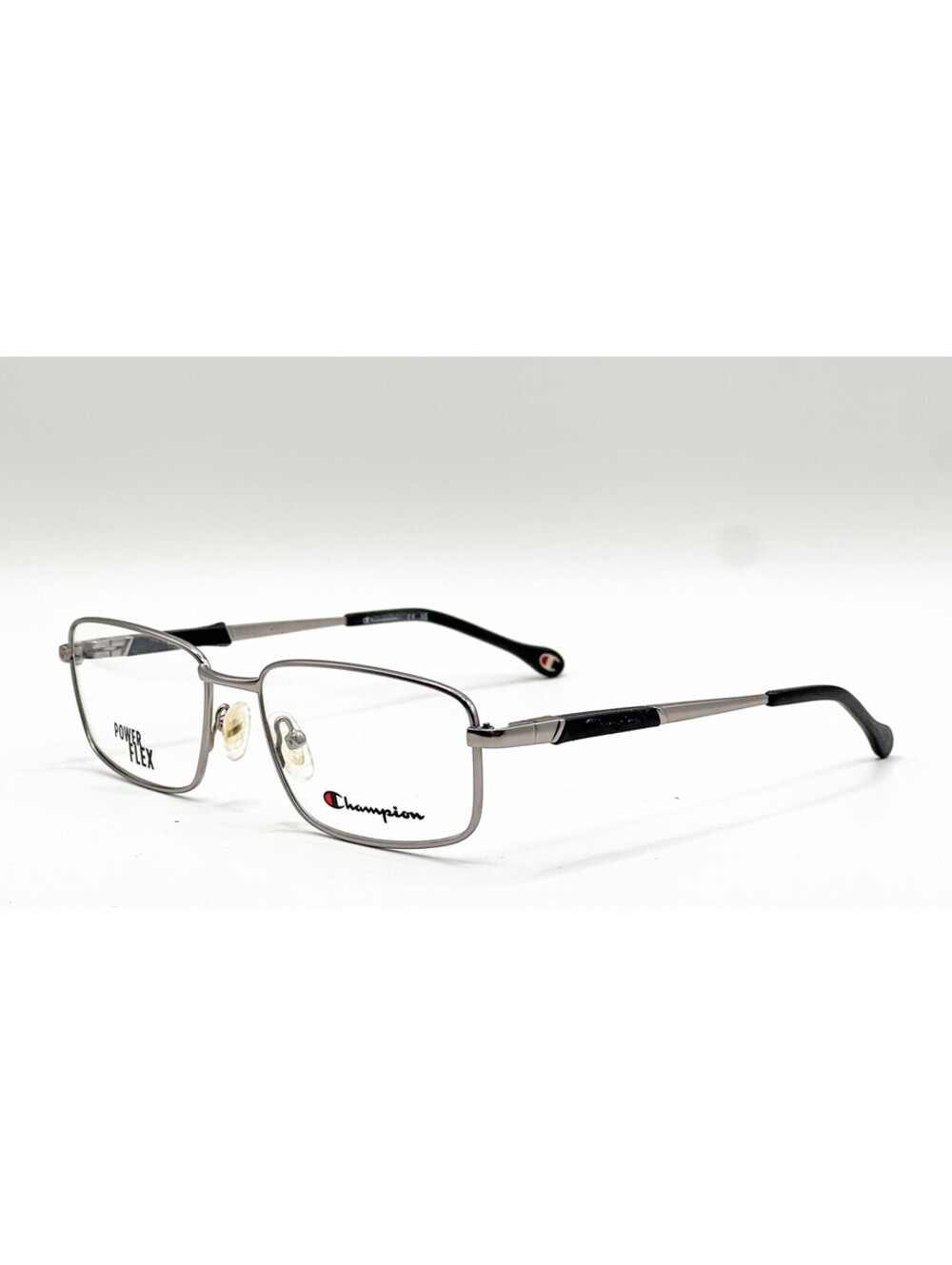 Champion CU 1015 C01 Gunmetal Rectangle Authentic Eyeglass Frames 54-18-135